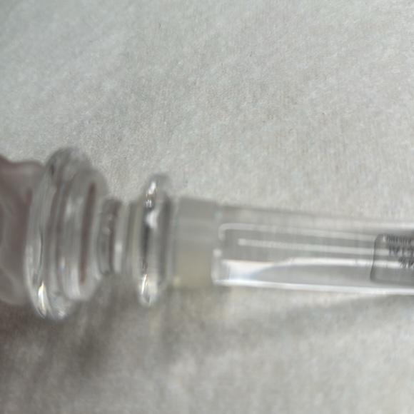 VERSACE FROSTED CLEAR MEDUSA HEAD CRYSTAL BOTTLE STOPPER ROSENTHAL - Picture 7 of 7